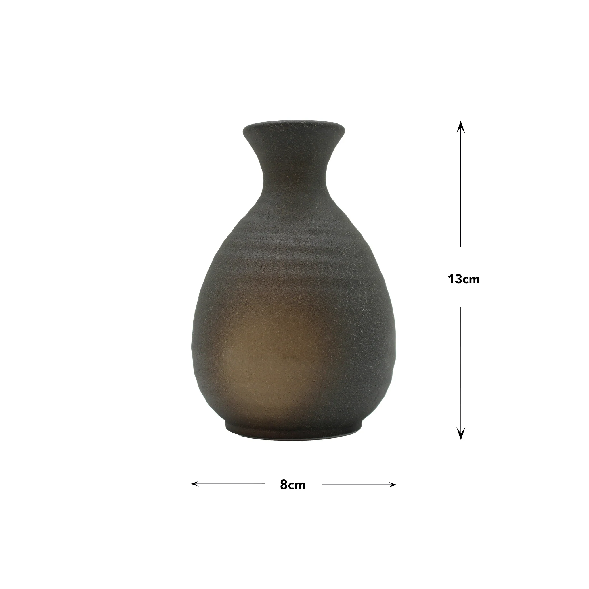 Sake Carafe - Black Bizen - Image 3