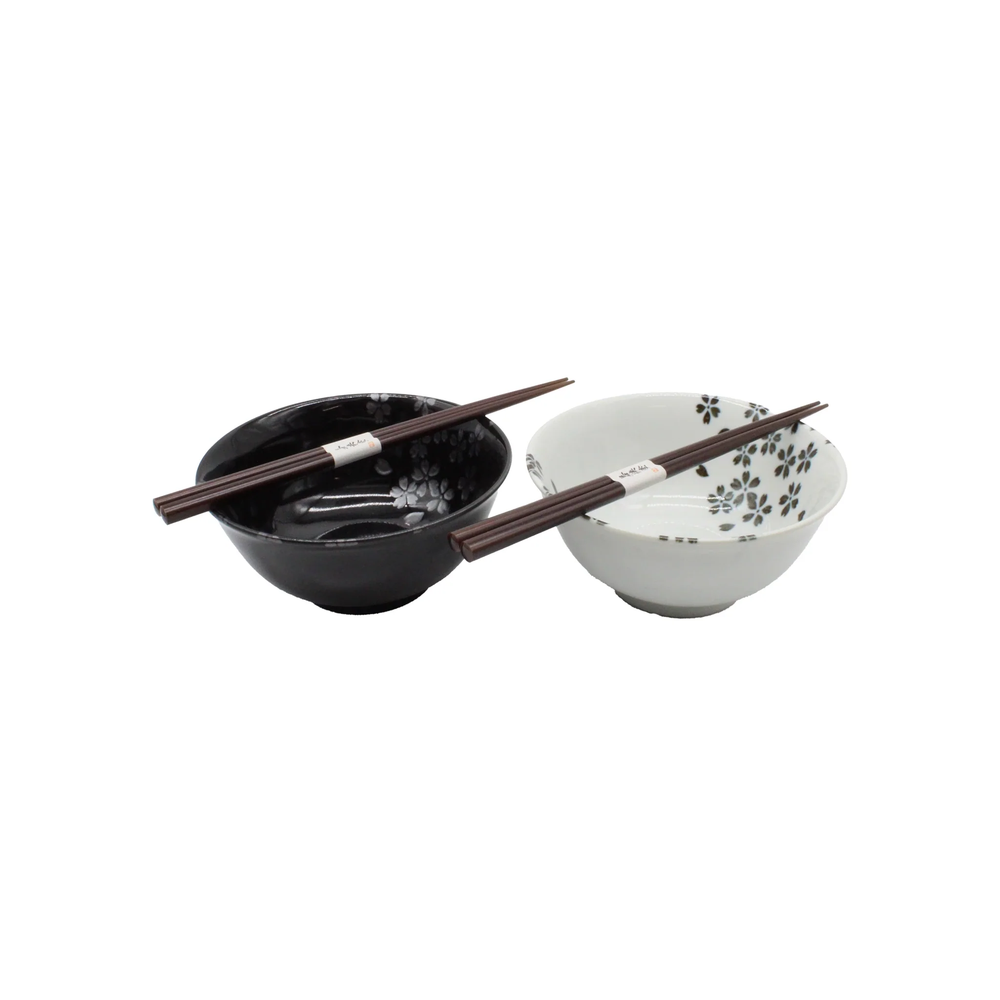 Sakura Blossom Bowls Gift Set – Black & White - Image 6