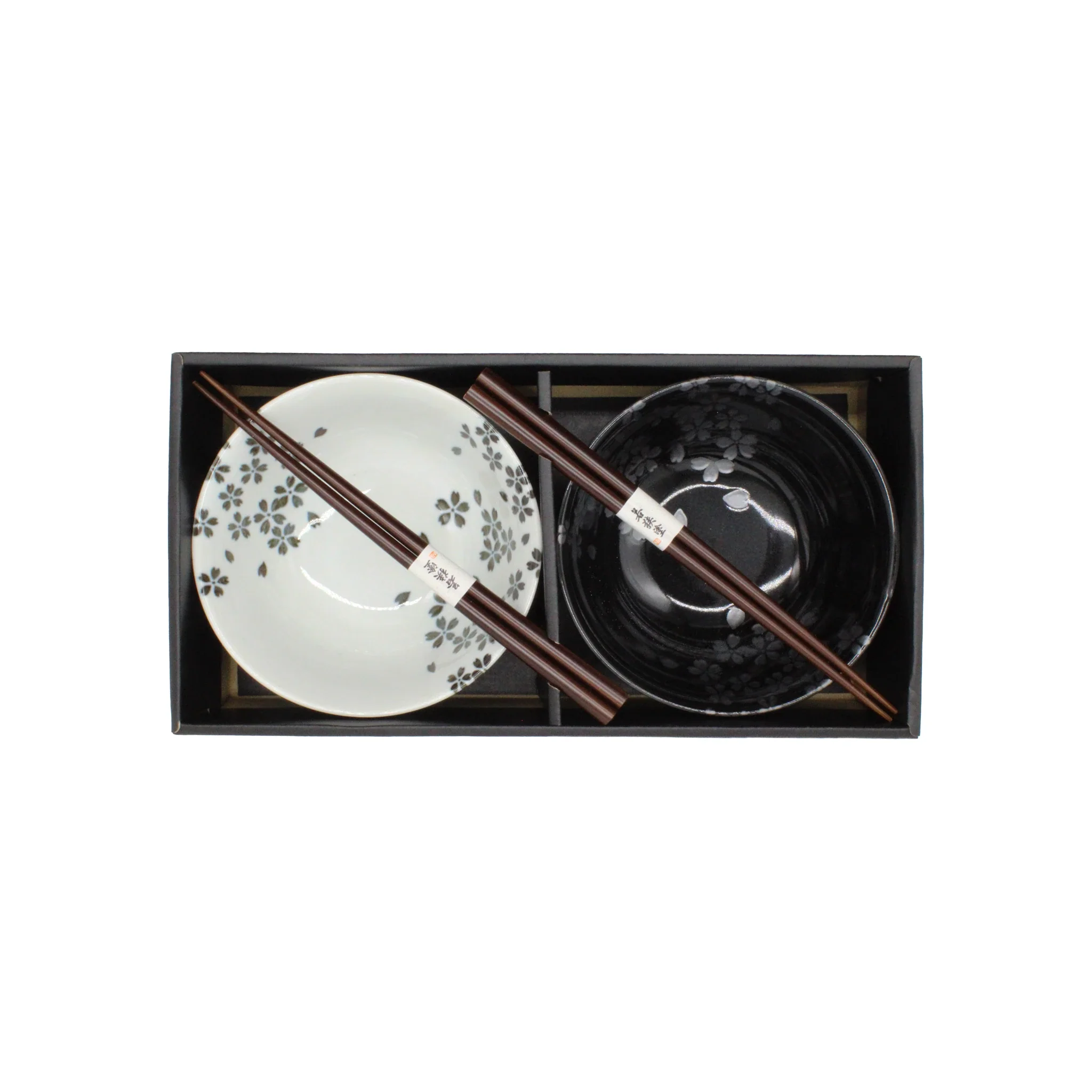Sakura Blossom Bowls Gift Set – Black & White - Image 7