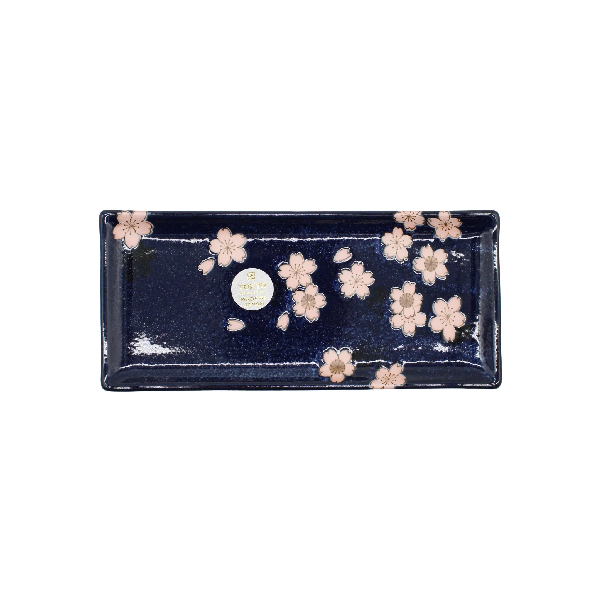 Sashimi Platter - Navy & Pink Sakura Blossom - Image 2