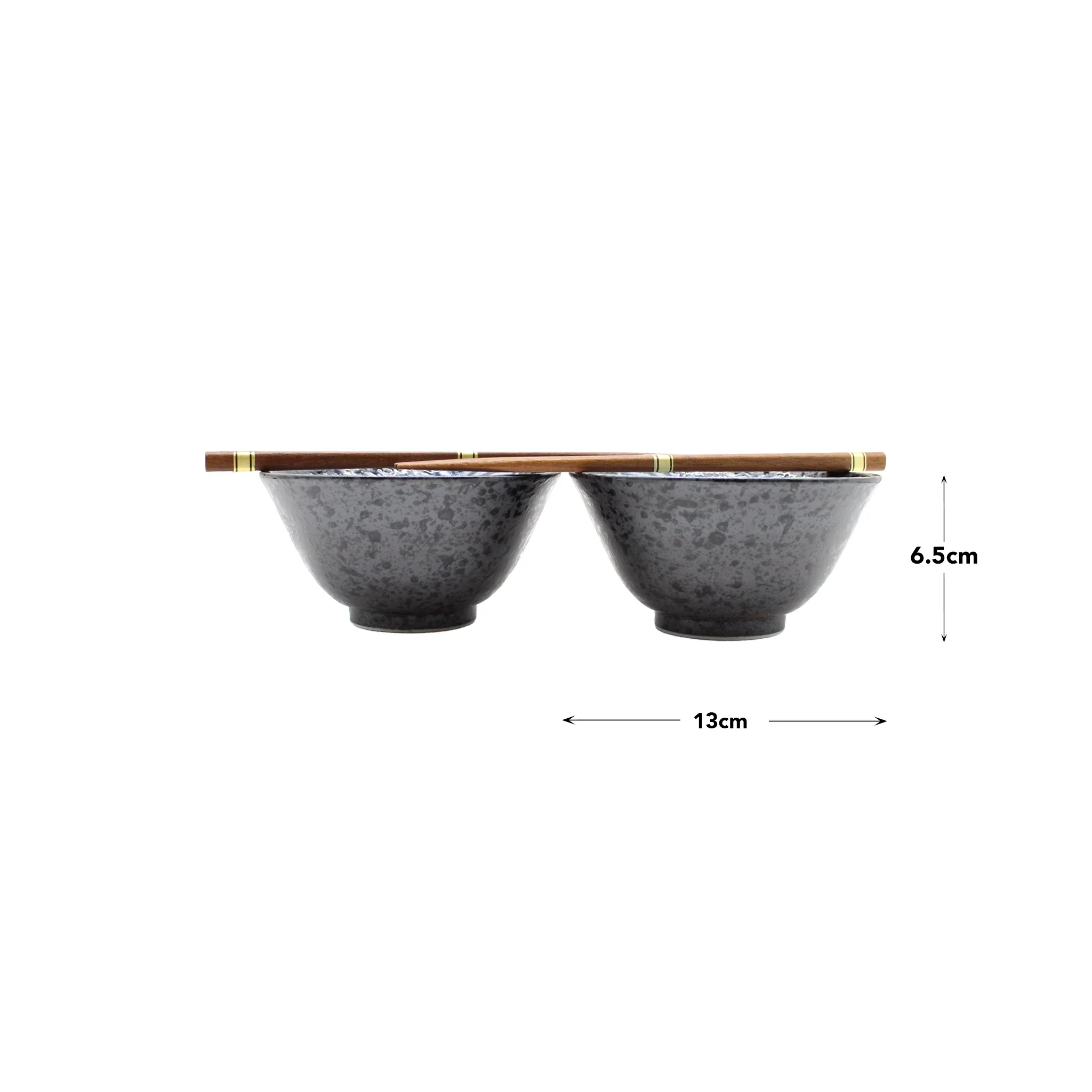 Seikaiha Wave Design Rice Bowl Gift Set - Image 5