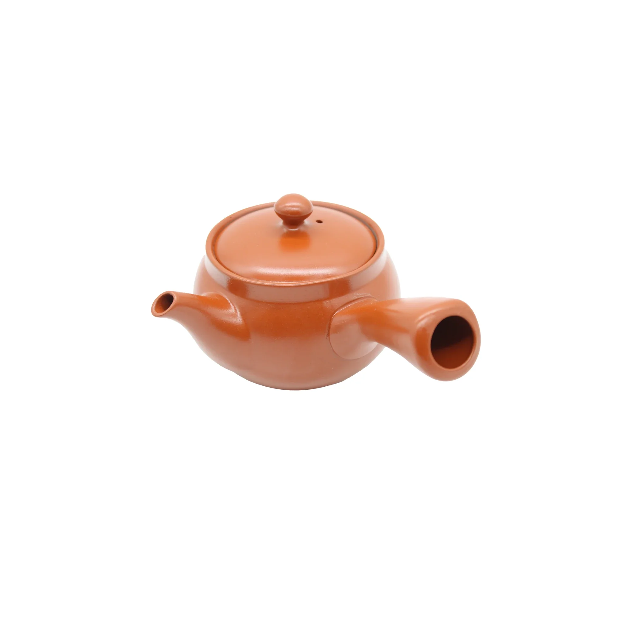 Shudei Kyusu Teapot with Steel Tea Strainer - Terracotta - 360ml