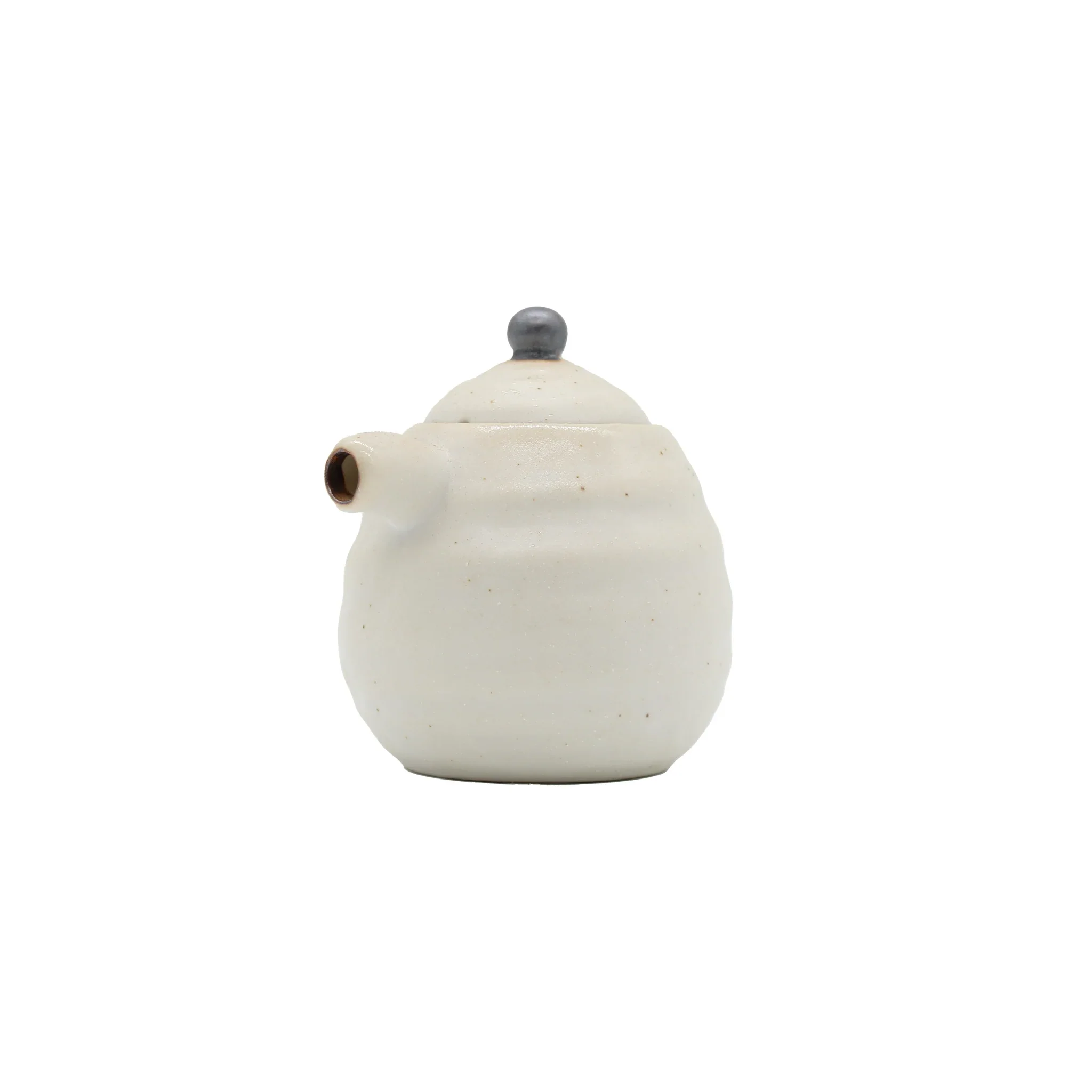 Soy Sauce Serving Pot - White Kohiki