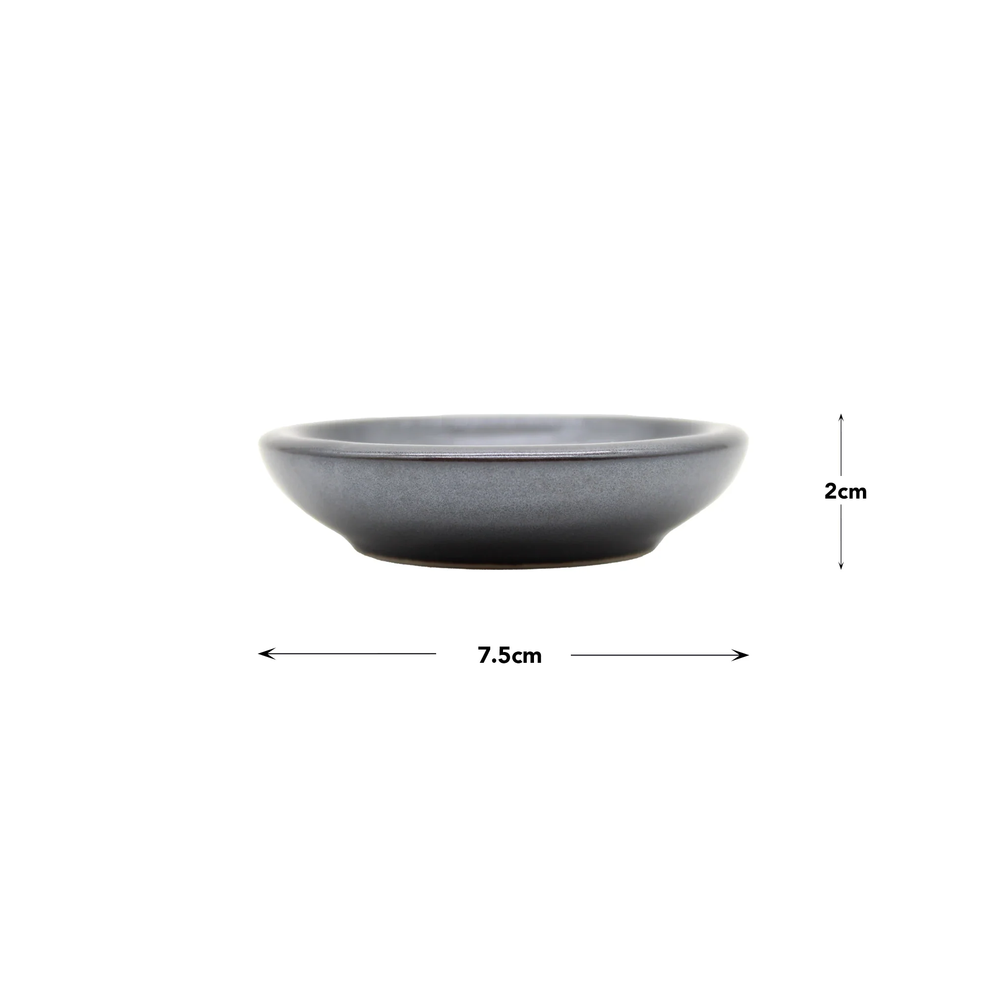 Soy Sauce Dish - Black Vortex - Image 3