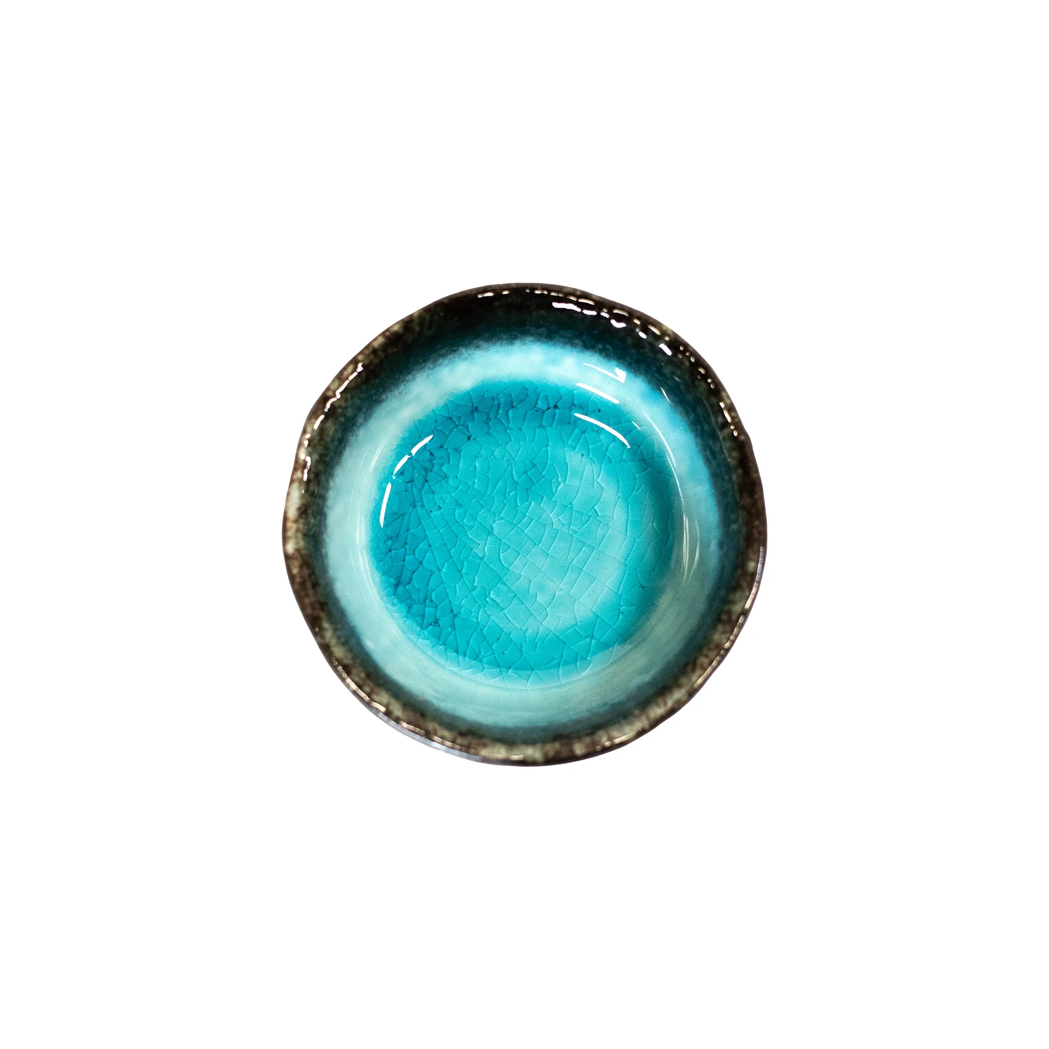 Soy Sauce Dish - Sky Blue & Black - Image 2