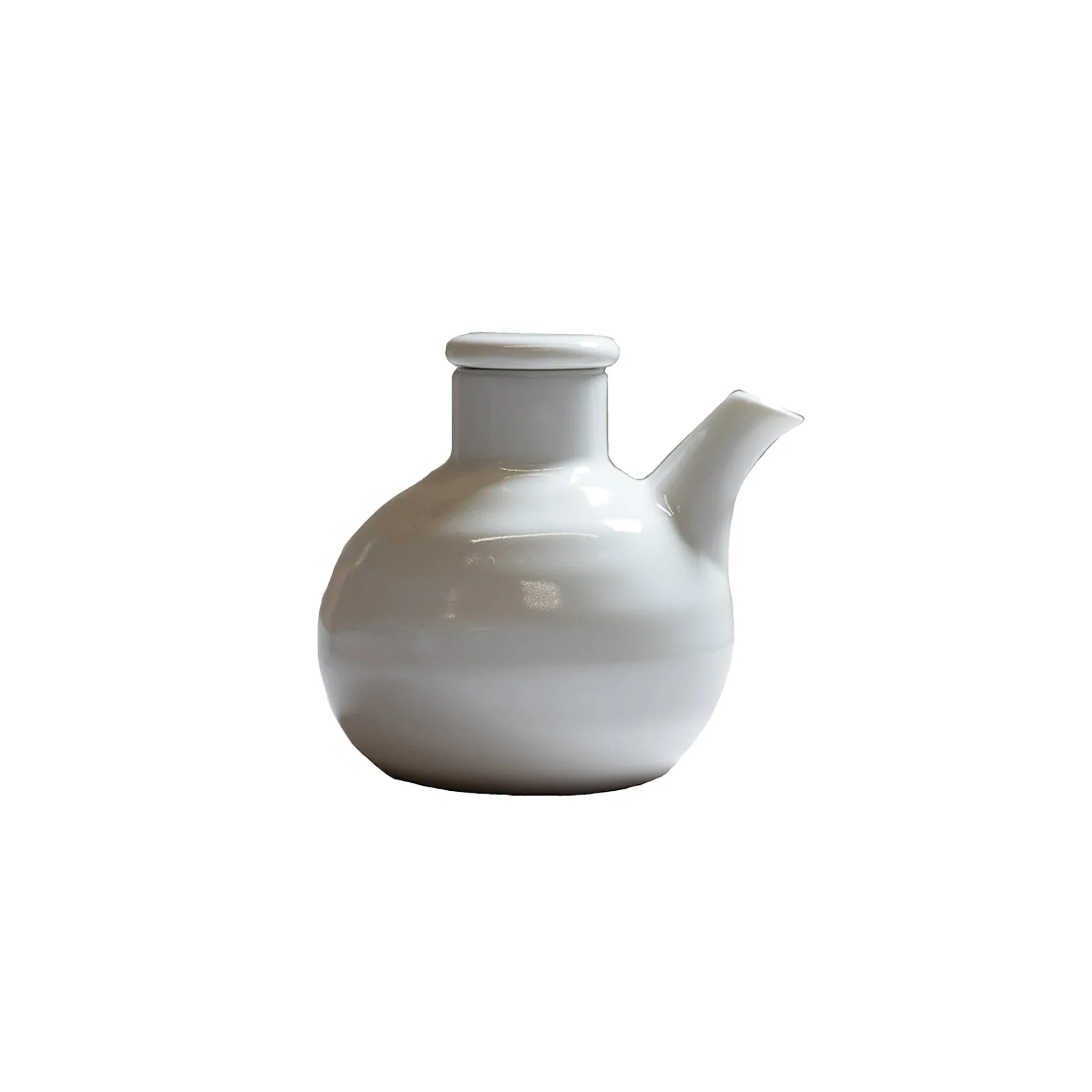 Soy Sauce Pourer - White Round
