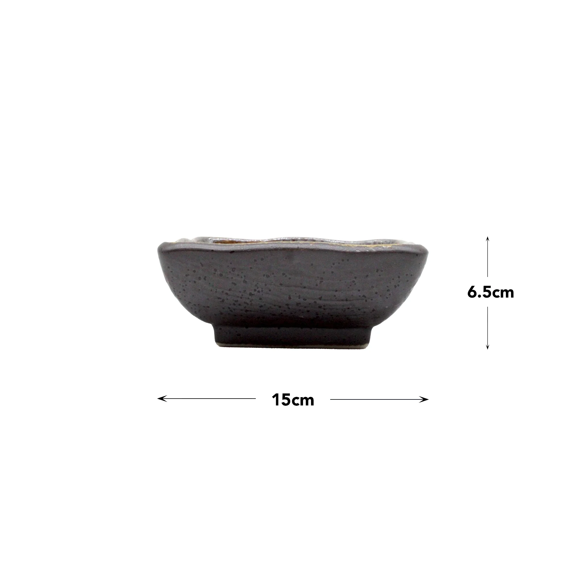 Soy Sauce Dish - Square in Akane Grey - Image 2