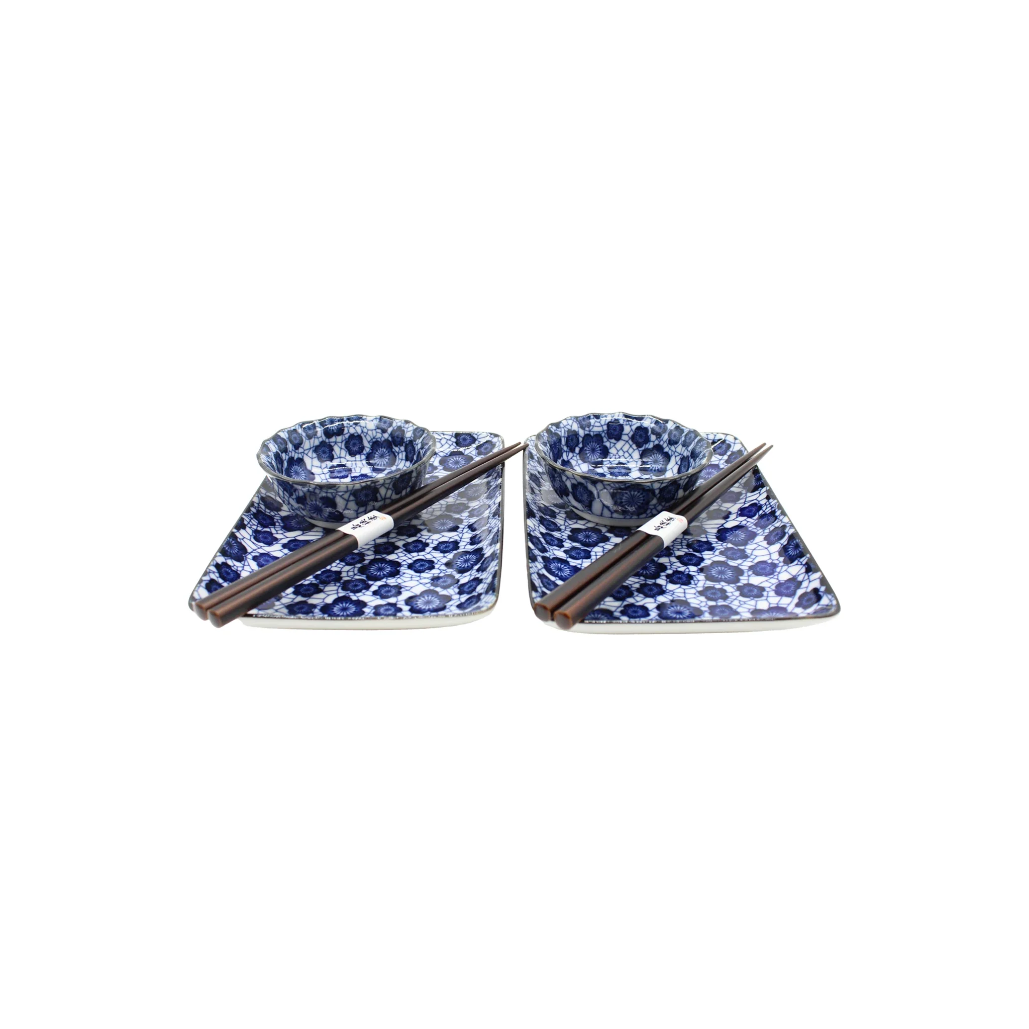 Sushi Gift Set - Blue Plum Blossom - Image 4
