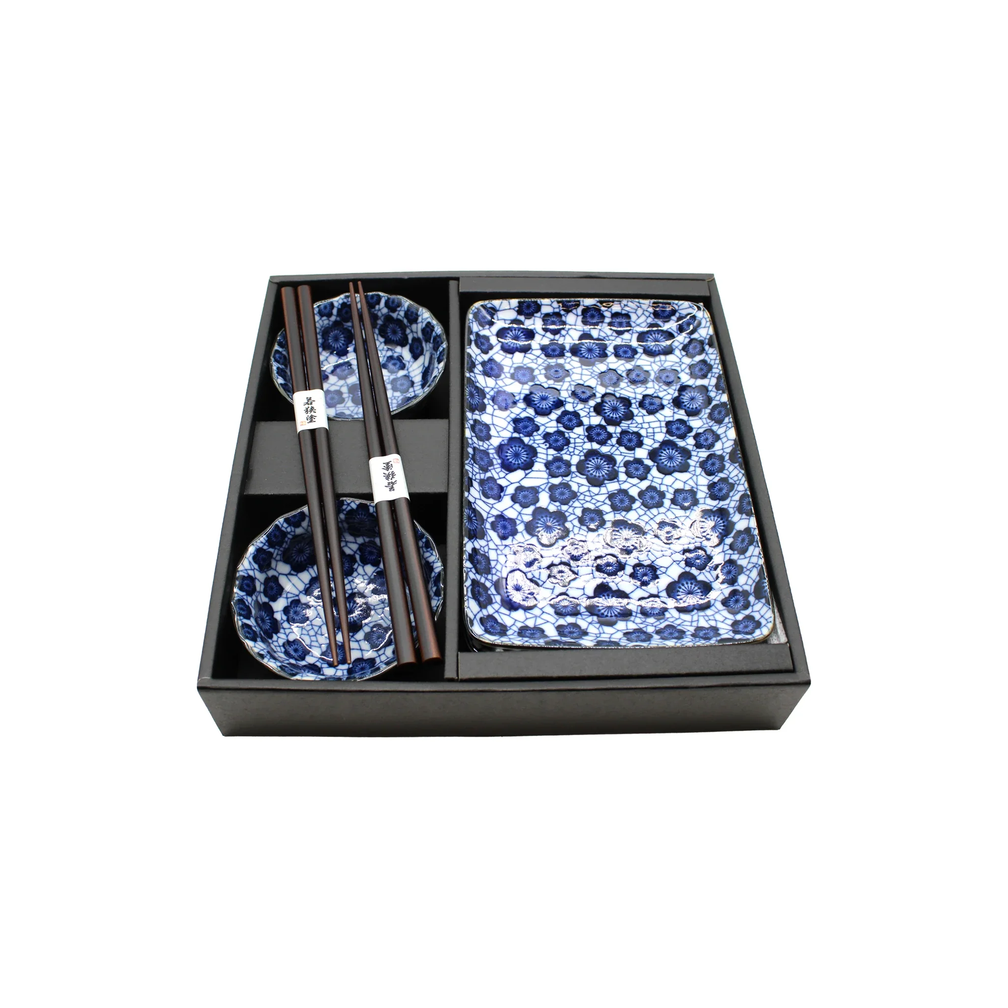 Sushi Gift Set - Blue Plum Blossom - Image 5