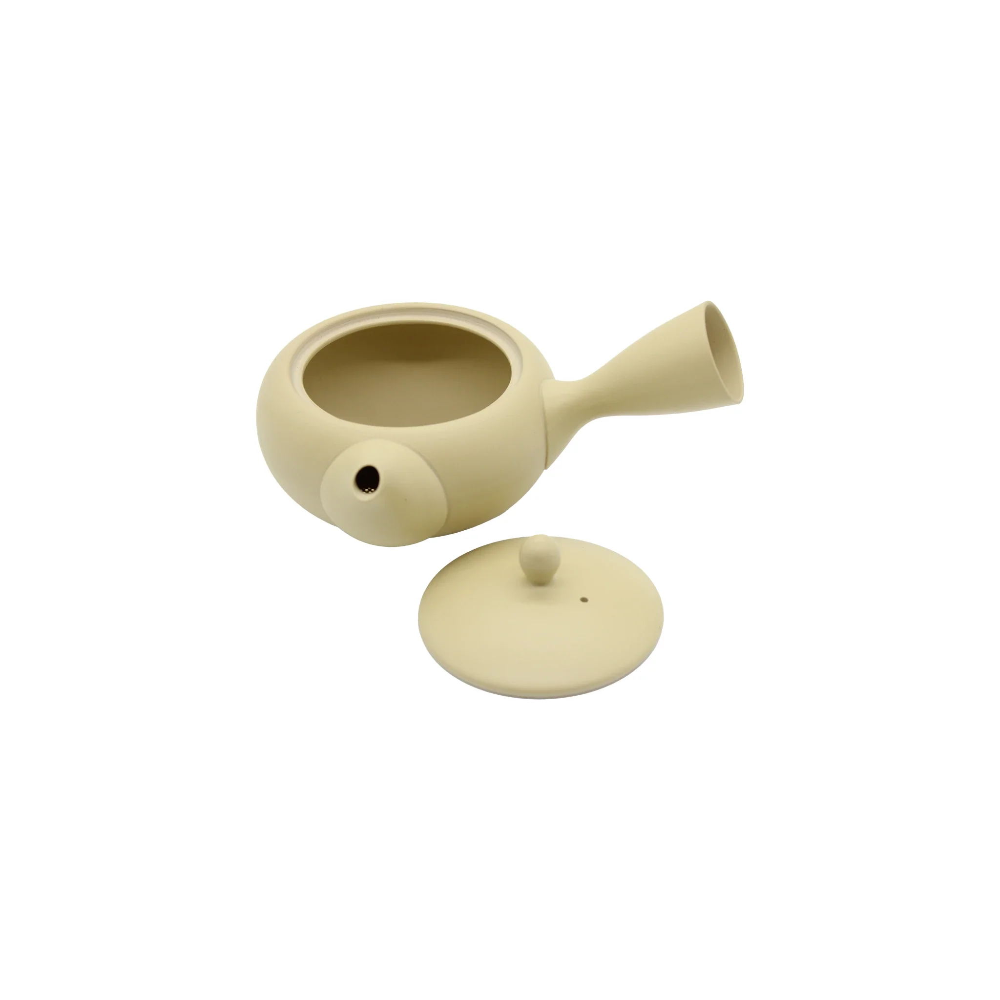 Takasuke Kikumaru Kyusu Teapot - Ivory - 260ml & 310ml - Image 2