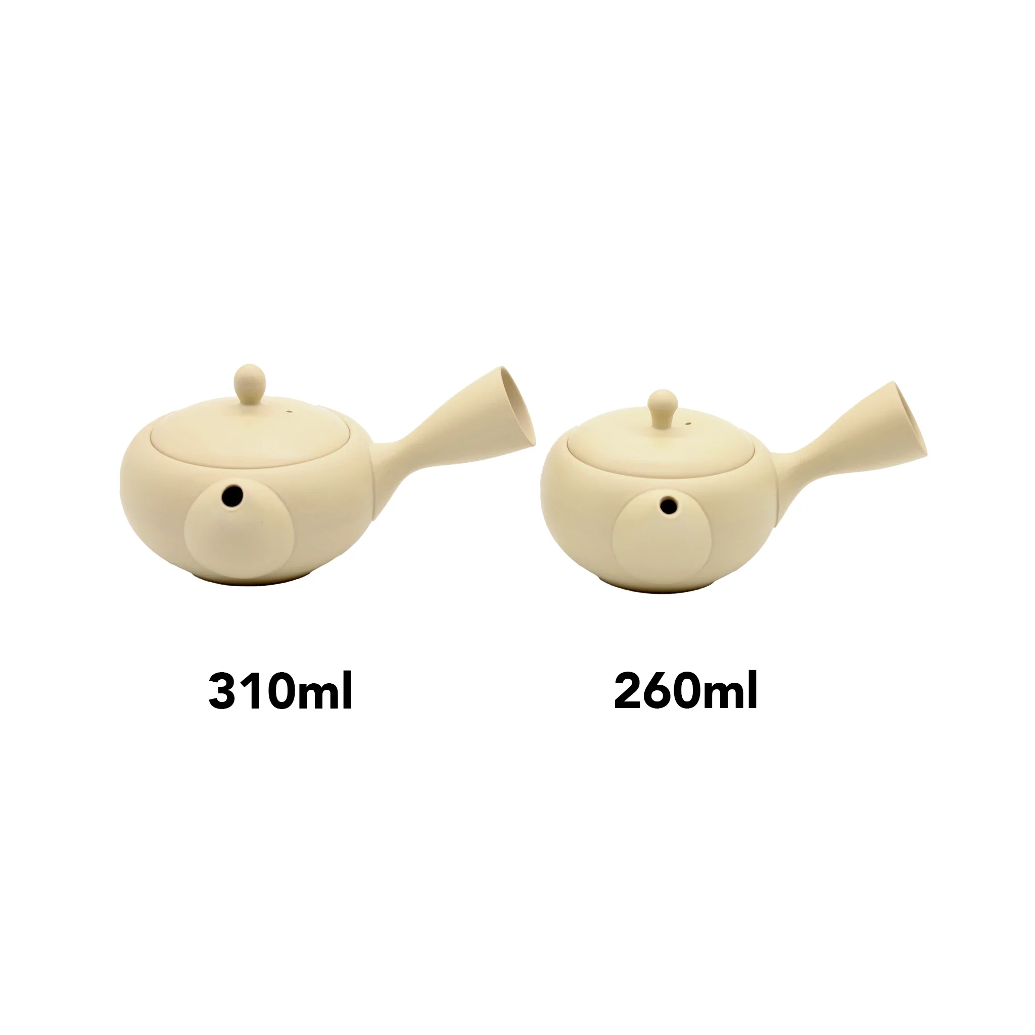 Takasuke Kikumaru Kyusu Teapot - Ivory - 260ml & 310ml - Image 3