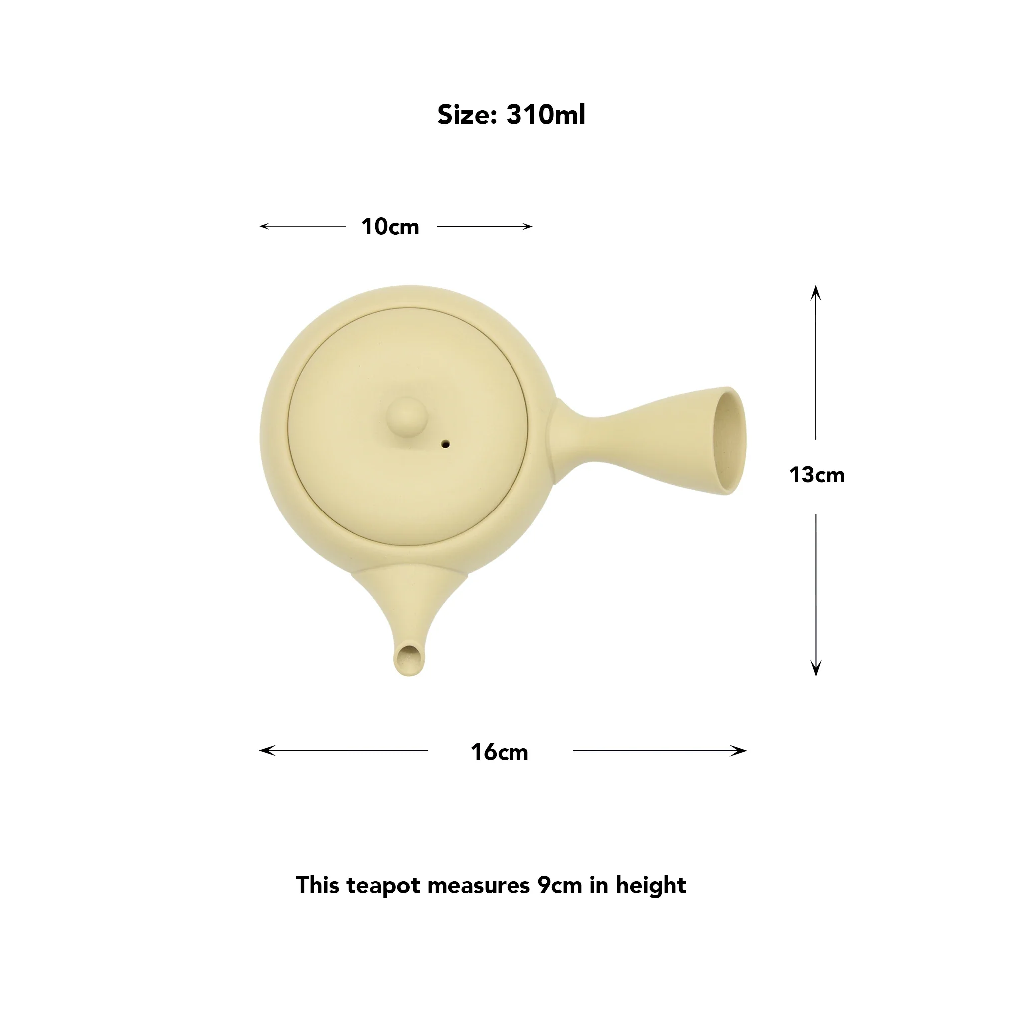 Takasuke Kikumaru Kyusu Teapot - Ivory - 260ml & 310ml - Image 7