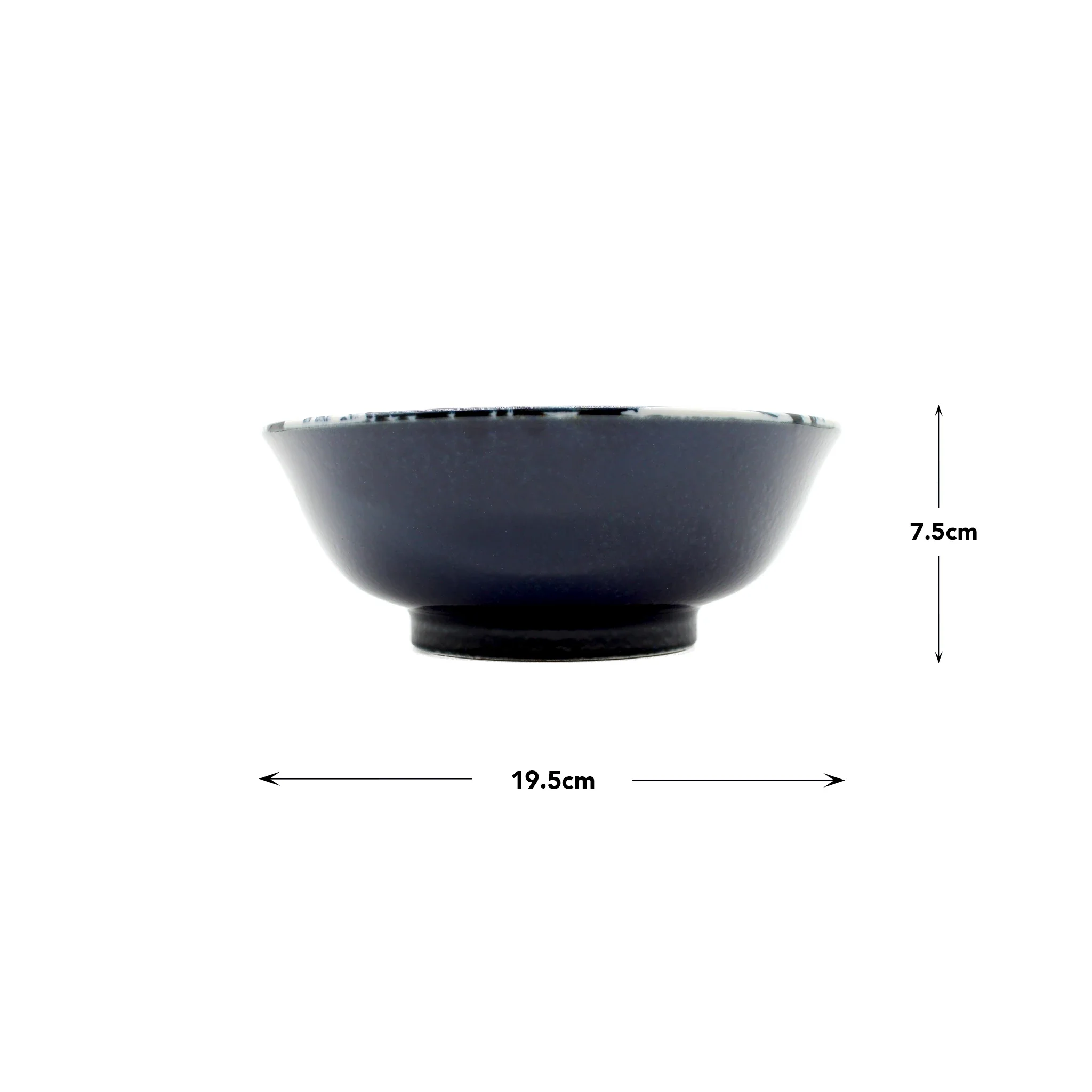Udon Bowl - Great Wave Design Blue - Image 3