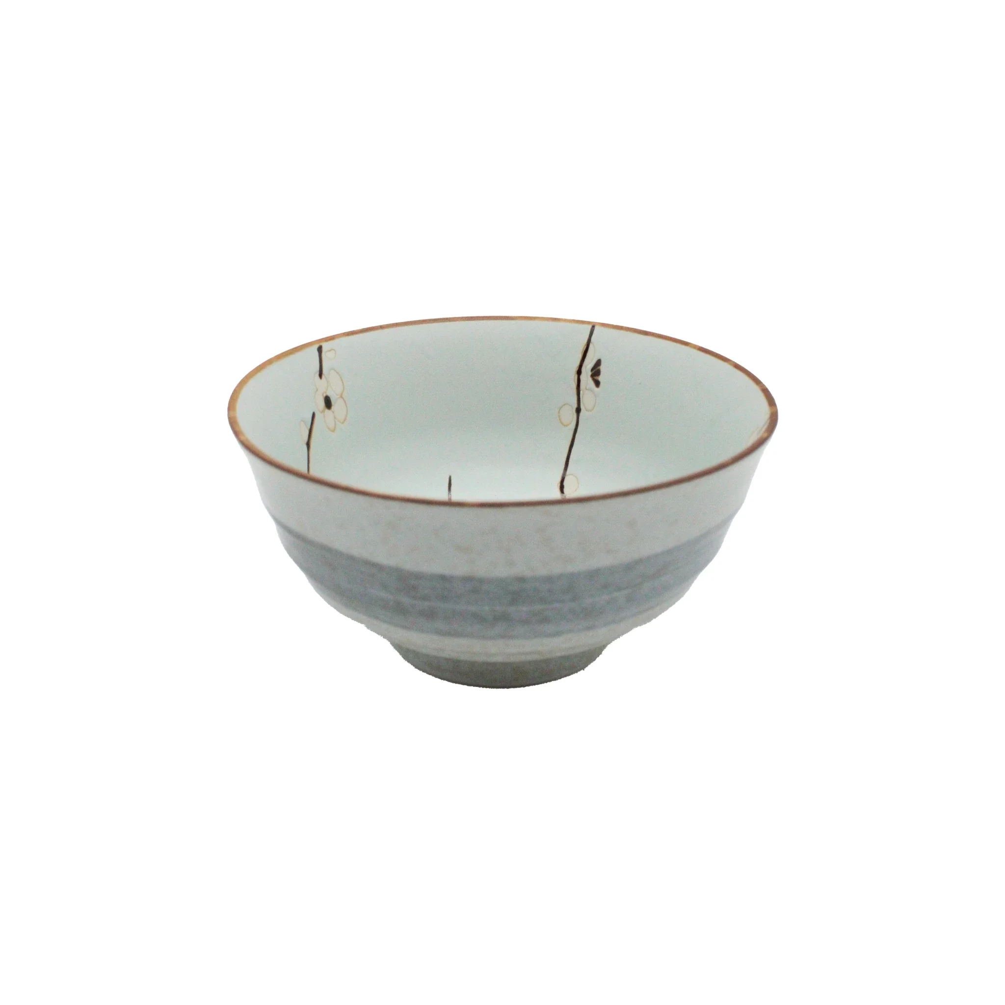 Udon Bowl - Light Green Cherry Blossom