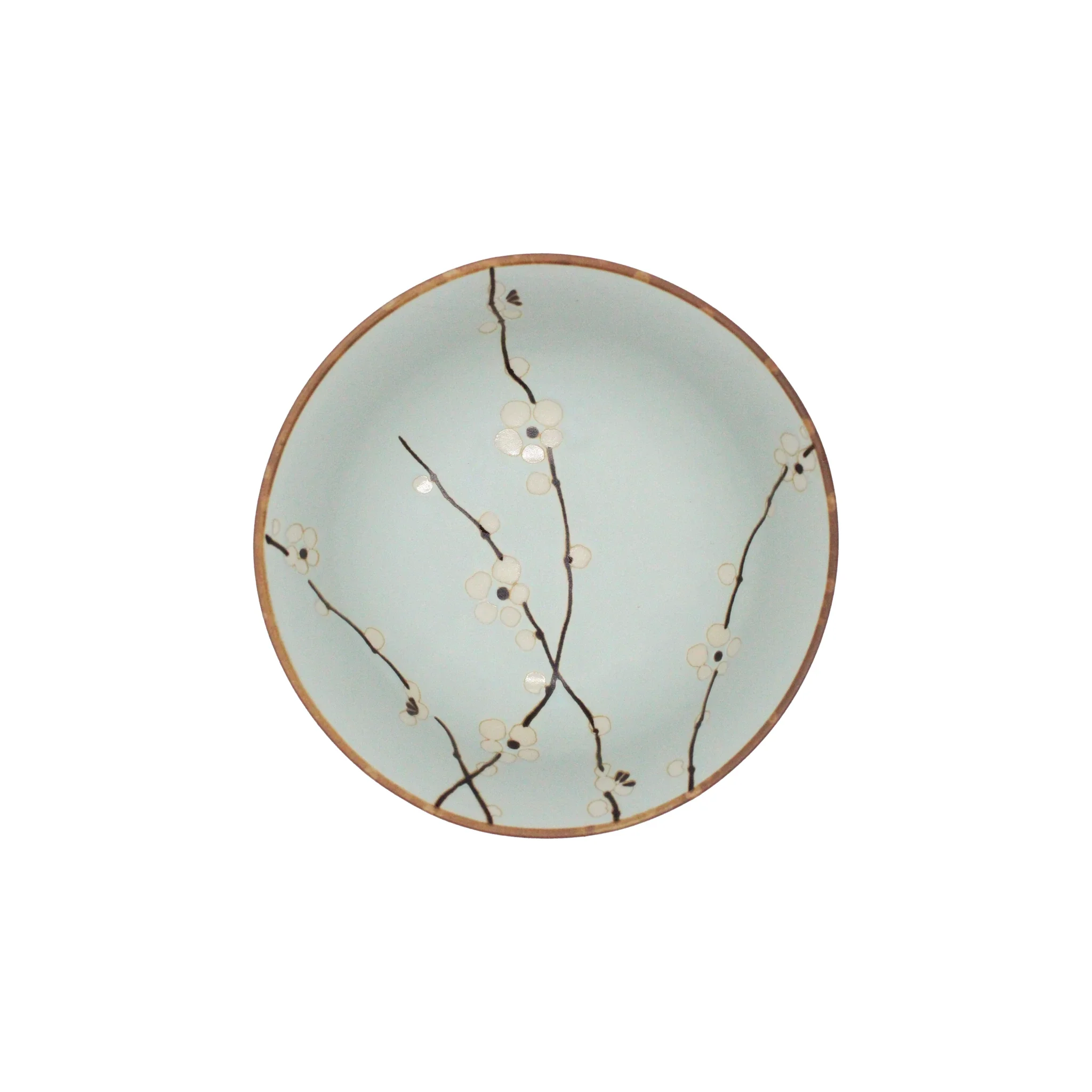 Udon Bowl - Light Green Cherry Blossom - Image 3