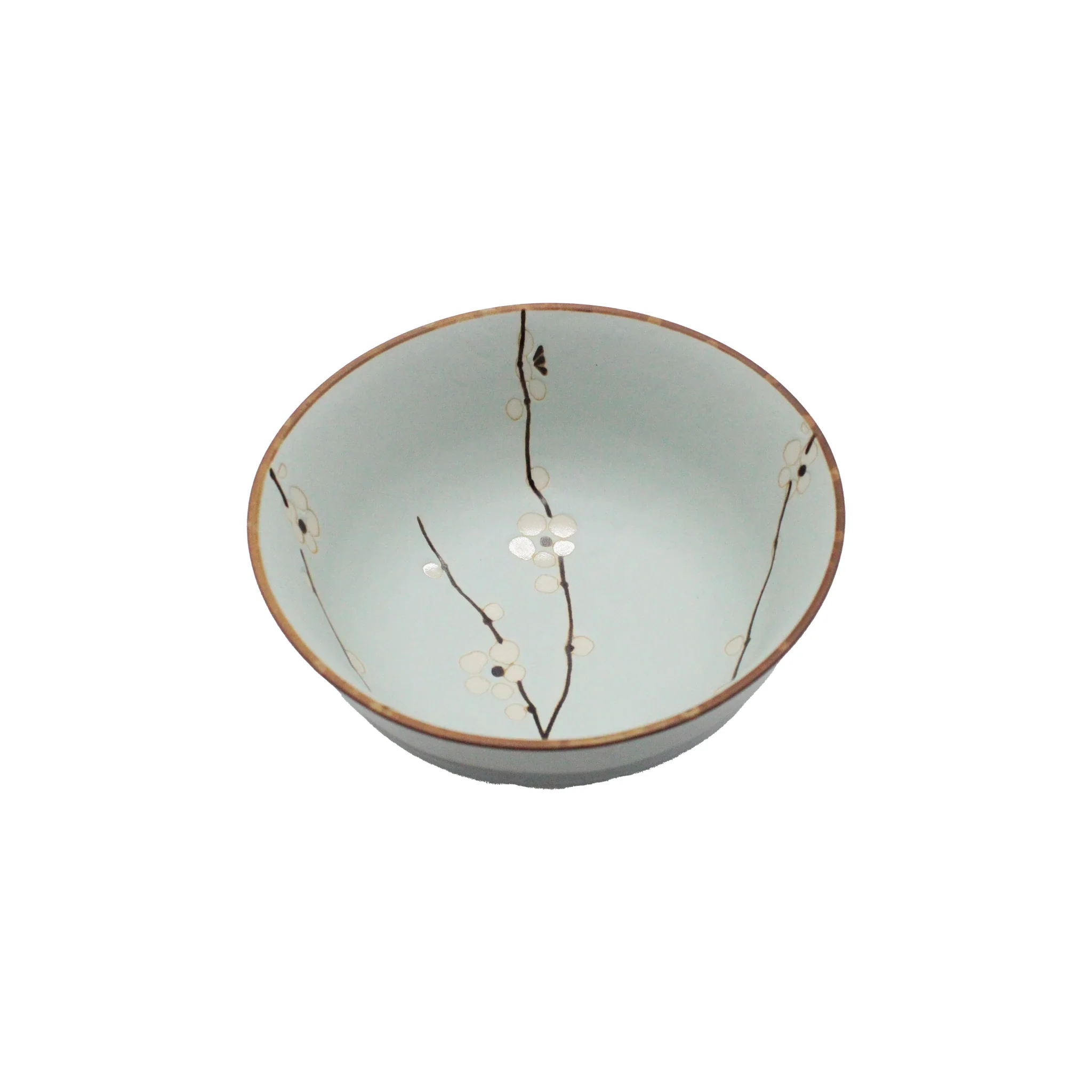 Udon Bowl - Light Green Cherry Blossom - Image 5