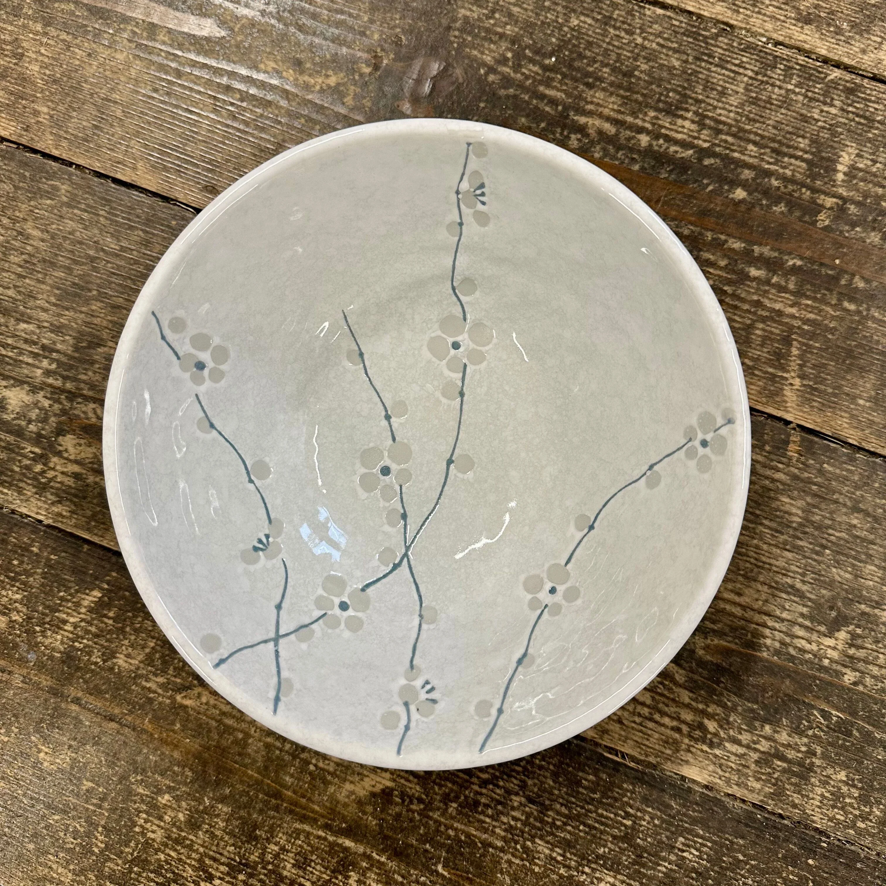 Udon Bowl - White Cherry Blossom - Image 3