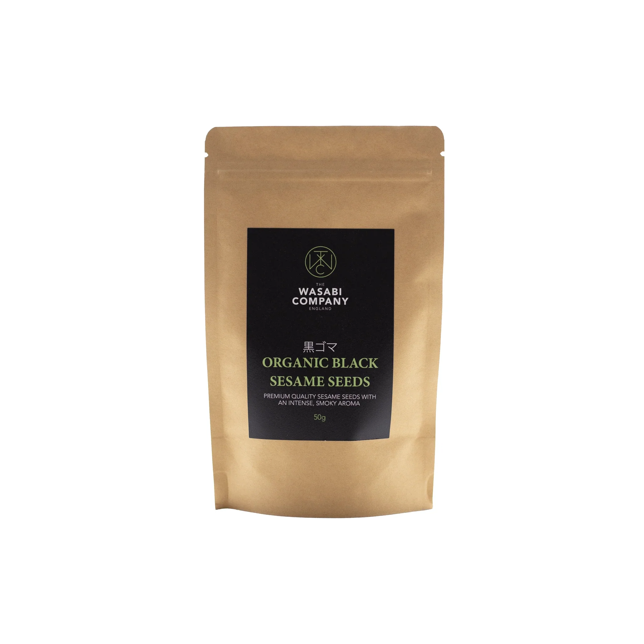 Wasabi Label Black Sesame Seeds - 50g