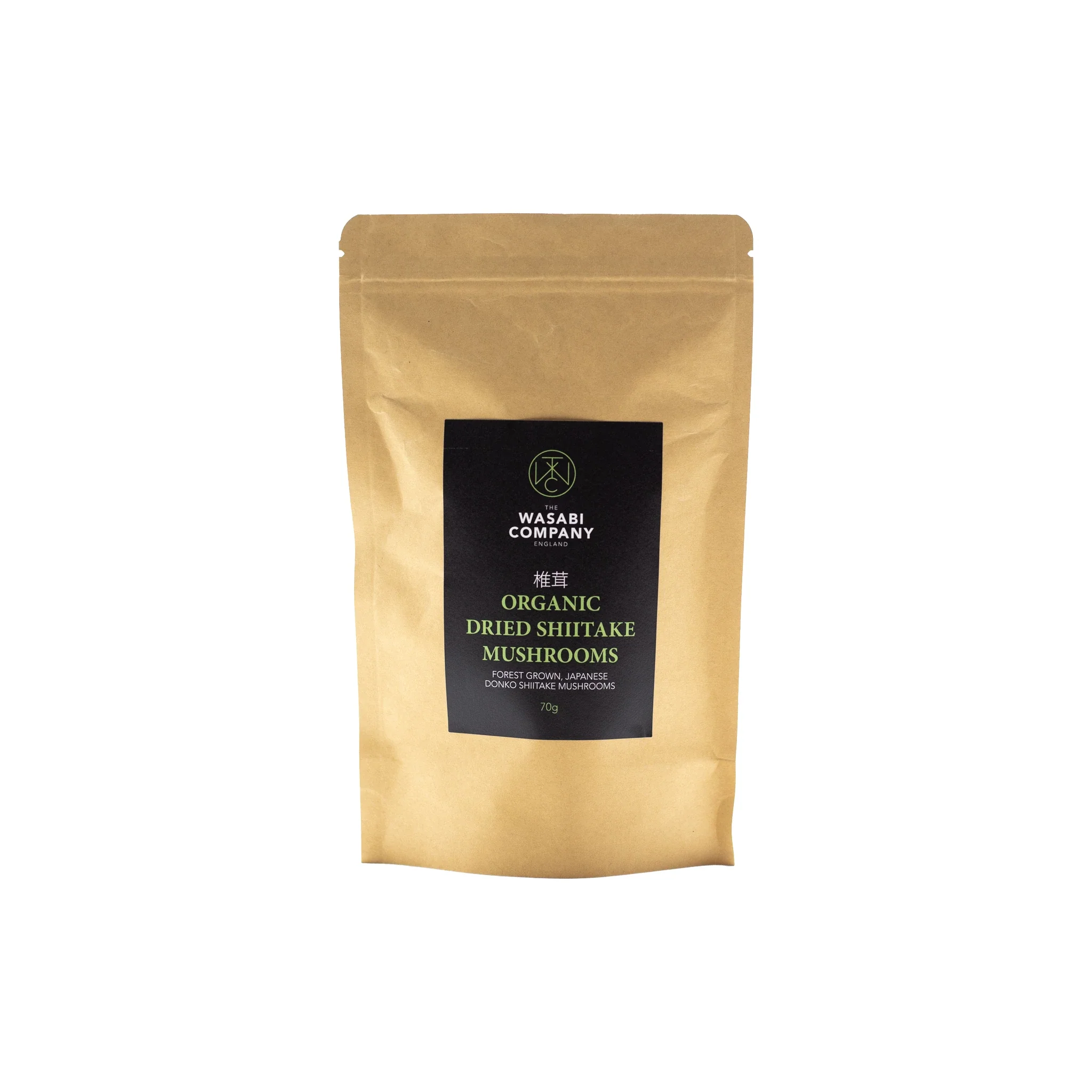 Wasabi Label Organic Dried Donko Shiitake Mushrooms - 70g - Image 5