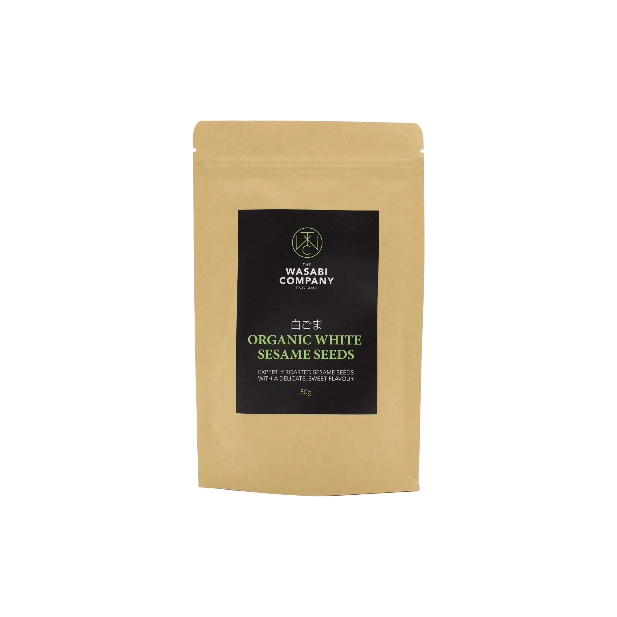 Wasabi Label White Sesame Seeds - 50g